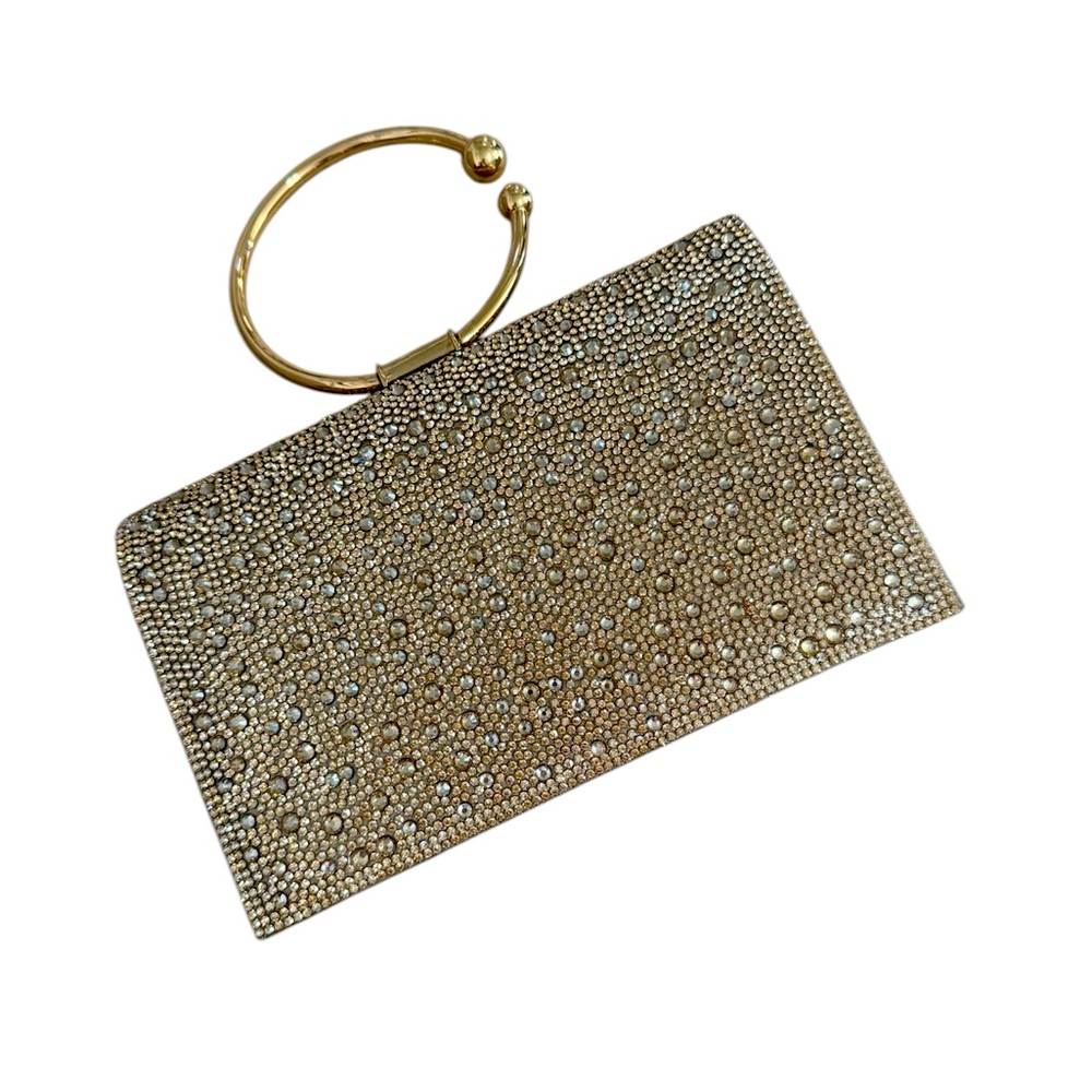 Gold Cross body and Clutch Evening Bag